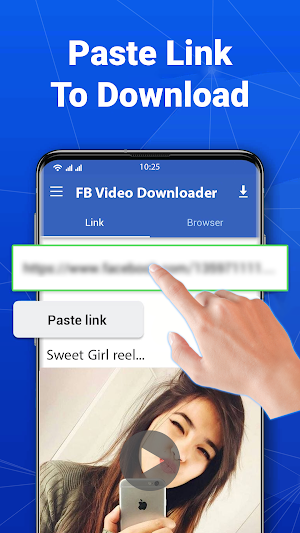 Downloader for Facebook video Screenshot 1