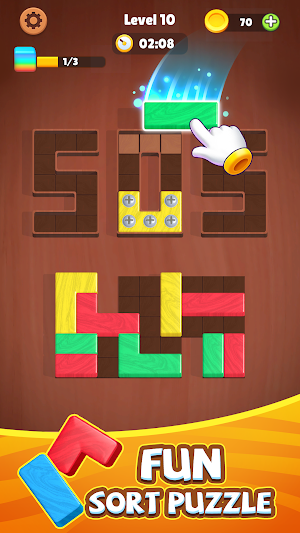 Wood Block Sort:Puzzle Screenshot 0