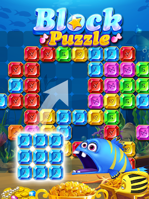Fish Ocean Block Blast Screenshot 1
