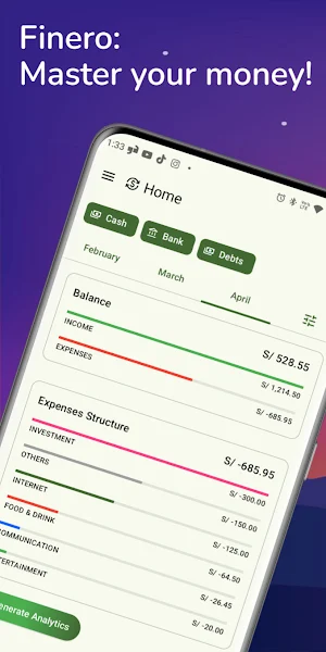 Finero: Track Your Money Screenshot 0