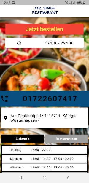 Mr. Singh Restaurant Screenshot 1