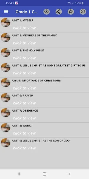 Grade 1: Cre cbc notes Screenshot 0