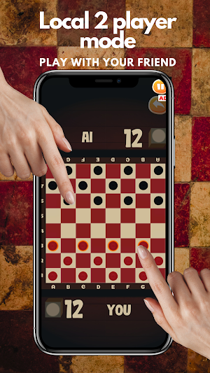 Checkers Two Player Screenshot 1