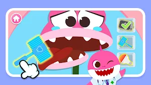 Baby Shark Dentist Play: Game Screenshot 3