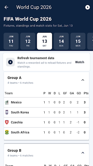 Nova Soccer - Live Scores Screenshot 3