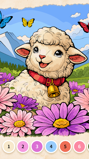 Faith Color By Number Game Screenshot 3