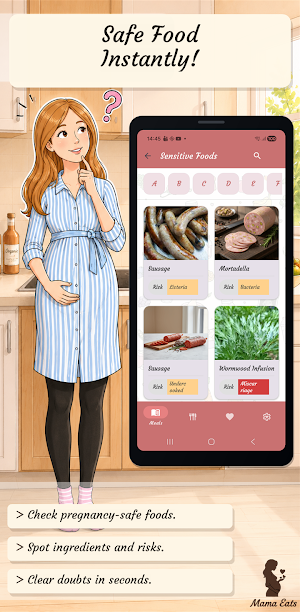 Mama Eats: Safe Pregnancy Food Screenshot 0