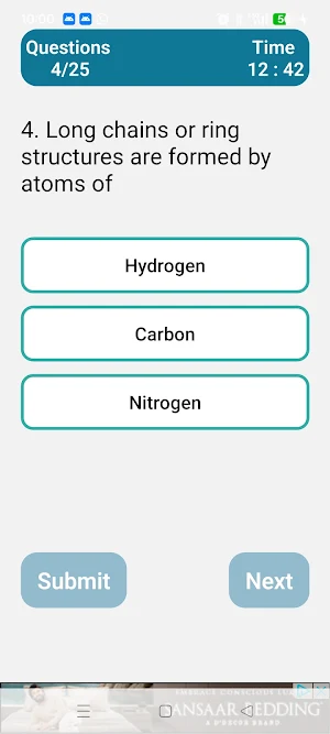 Molecular Biology Quiz Screenshot 3
