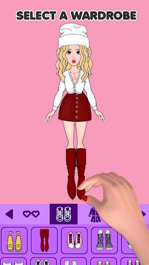 Paper Doll Dress up DIY Games Screenshot 0