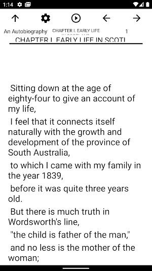 Book, An Autobiography Screenshot 1