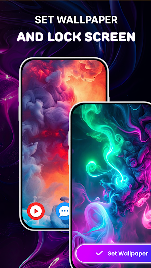 Live Wallpaper 4K: Magic Fluid Screenshot 3