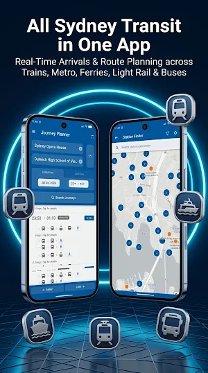 Sydney Transit: Train & Bus Screenshot 0