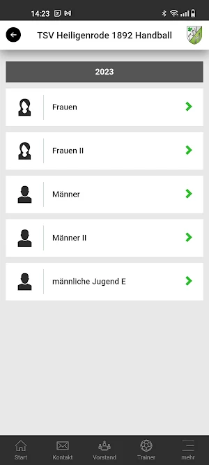 TSV 1892 Heiligenrode Handball Screenshot 1