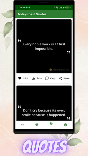 Quotes - Daily Inspiration Screenshot 1