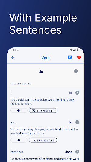 English Verb Conjugations Screenshot 3