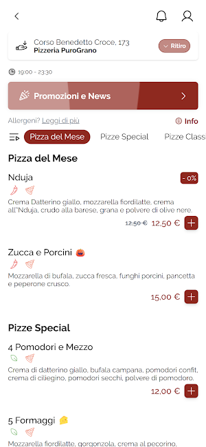 Pizzeria PuroGrano Screenshot 1