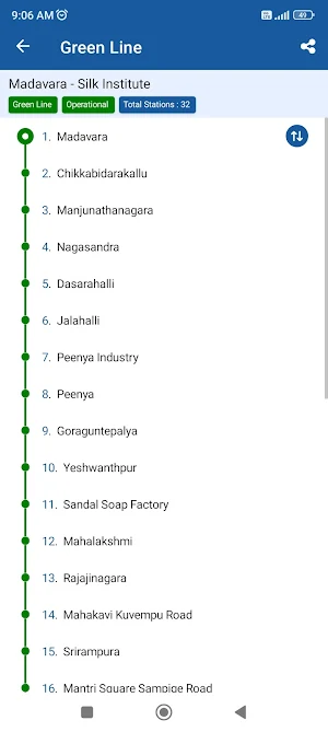 Bangalore Metro Screenshot 1