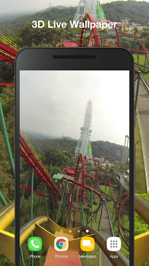 Roller Coaster Live Wallpaper Screenshot 0