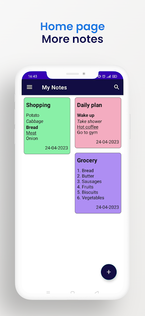 Start Note Screenshot 2