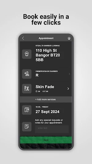 Stealth Barber Lounge Screenshot 2