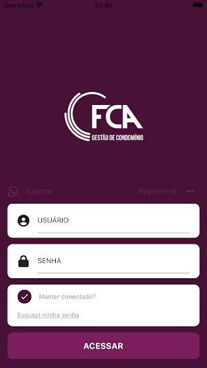 FCA Condomínios Screenshot 2