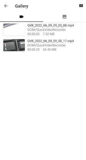 Quick Video Recorder Screenshot 1