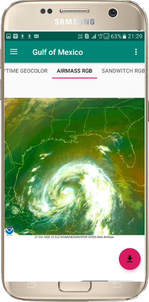 Live NOAA Satellite Weather Screenshot 2