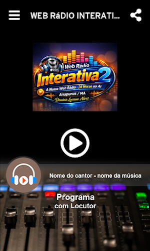Web Rádio Interativa 2 Screenshot 0