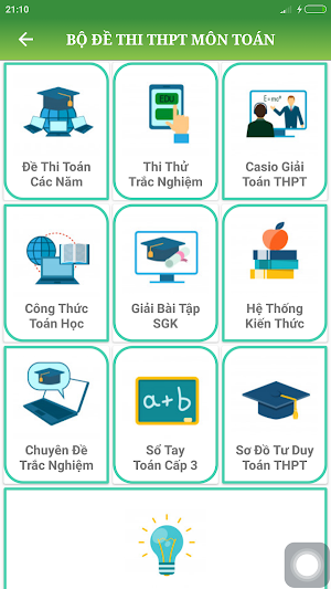 Bộ Đề Toán Thi THPT | Luyện Toán Tốt Nghiệp THPT Screenshot 2