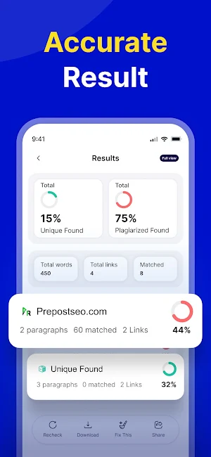 Plagiarism Checker & Detector Screenshot 2