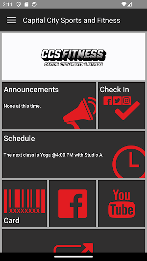 Capital City Sports & Fitness Screenshot 1