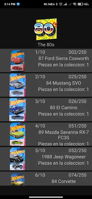 Hot Wheels Collectors App Screenshot 2