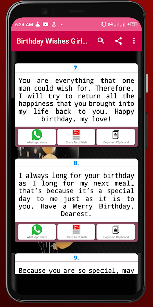Birthday Wishes For Girlfriend Screenshot 3