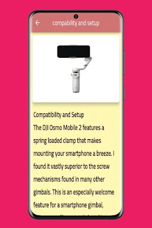 Dji Osmo mobile 2 guide Screenshot 2