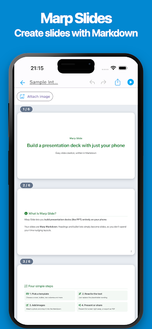 Marp Slide: Markdown Maker Screenshot 0