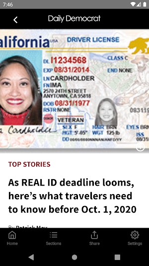 Daily Democrat Screenshot 1