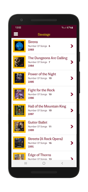 Savatage Lyrics & Wallpapers Screenshot 1