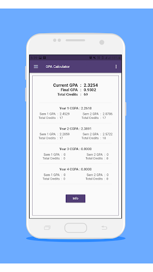 GPA Calculator Screenshot 1