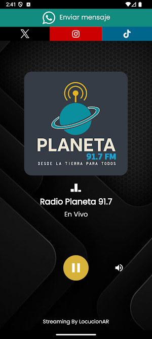 Radio Planeta 91.7 Screenshot 0