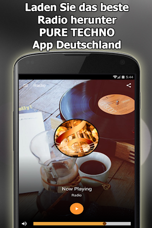 Radio PURE TECHNO Online Kostenlos Deutschland Screenshot 1