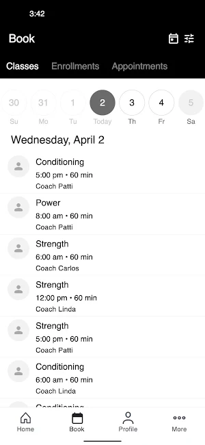 OMNIFIT Gym Screenshot 1