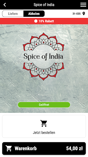 Spice of India Screenshot 0