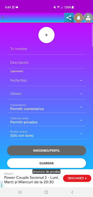Chat Jovenes amor Screenshot 2