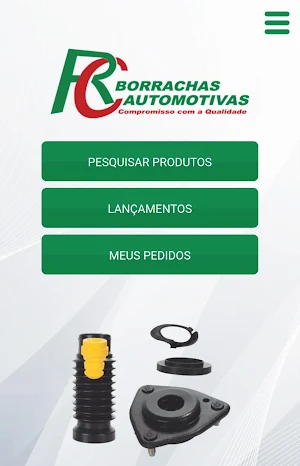 RC Borrachas - Catálogo Screenshot 0