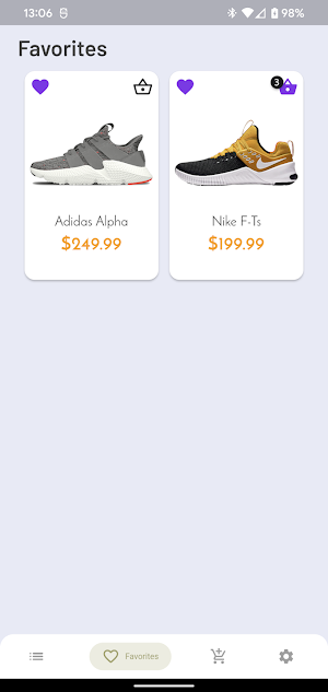 Onix Flutter Shoe App Screenshot 2