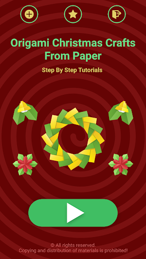 Origami Christmas Paper Crafts Screenshot 1