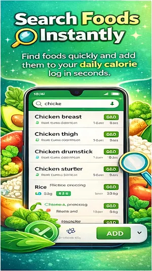 Easy Calorie Tracker Screenshot 3
