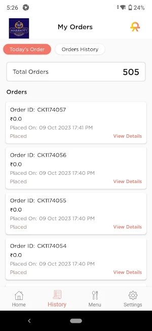 Merchant food@work Screenshot 1