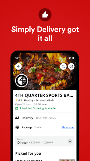 Simply Delivery Order Screenshot 2