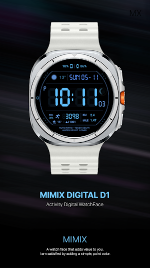 MIMIX Digital D1 Watchface Screenshot 3
